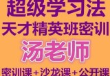 汤世声超级学习法天才精英班教学视频记忆宫殿记忆法