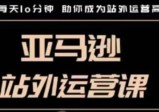 敏哥聪明的跨境人都在学的亚马逊站外运营课，每天10分钟，手把手教你成为站外运营高手