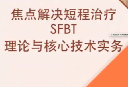 短程焦点解决实务（SFBT）线上工作坊资源  第1张