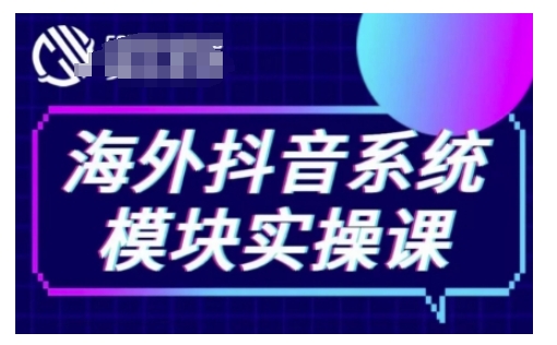 海外抖音Tiktok系统模块实操课，TK短视频带货，TK直播带货，TK小店端实操等  第1张