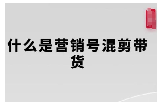 营销号混剪带货，从内容创作到流量变现的全流程，教你用营销号形式做混剪带货  第1张